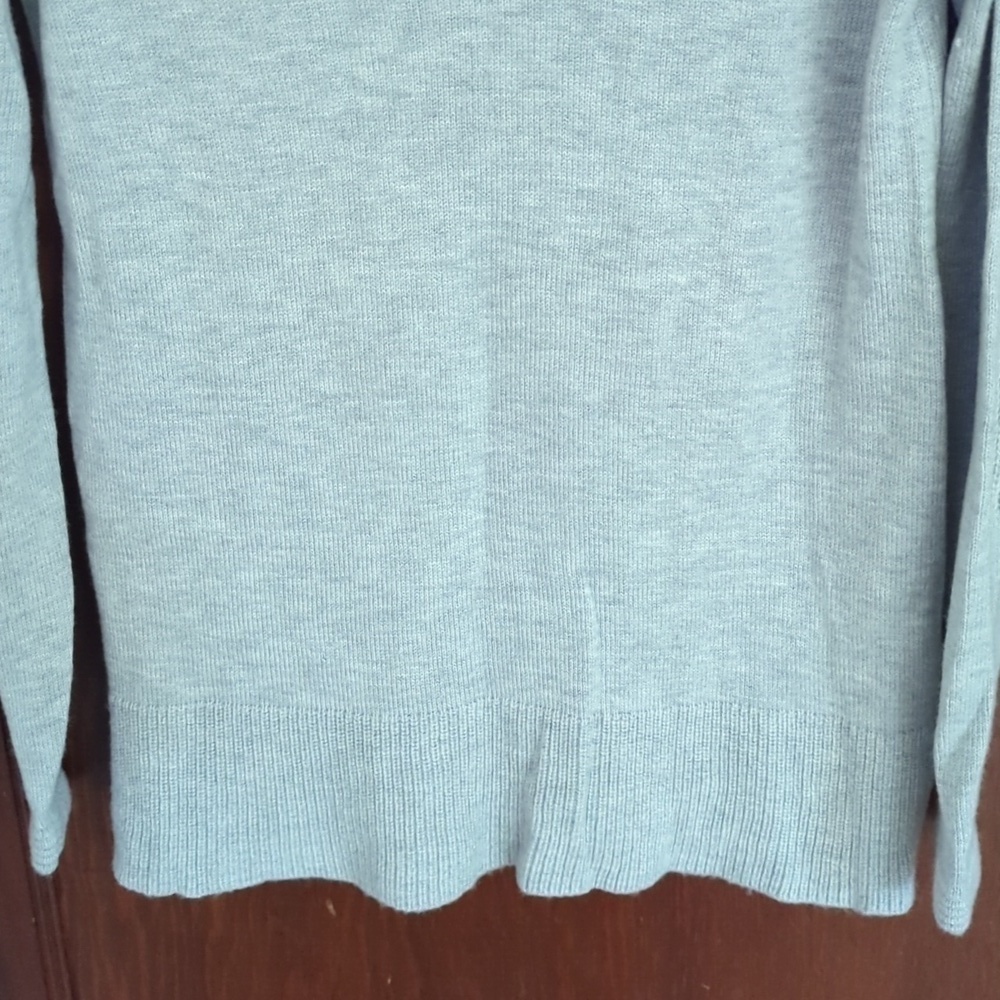 41 Hawthorne Stitch Fix V Neck V Back Nylon Wool Sweater Size Small - Picture 3 of 6